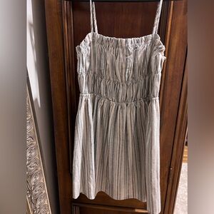 Beautiful earth tone stripped sundress from boutique